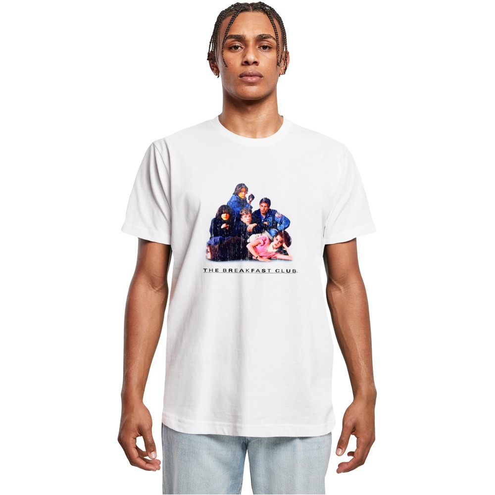 Merchcode The Breakfast Club - Poster Tshirt Homme - Blanc